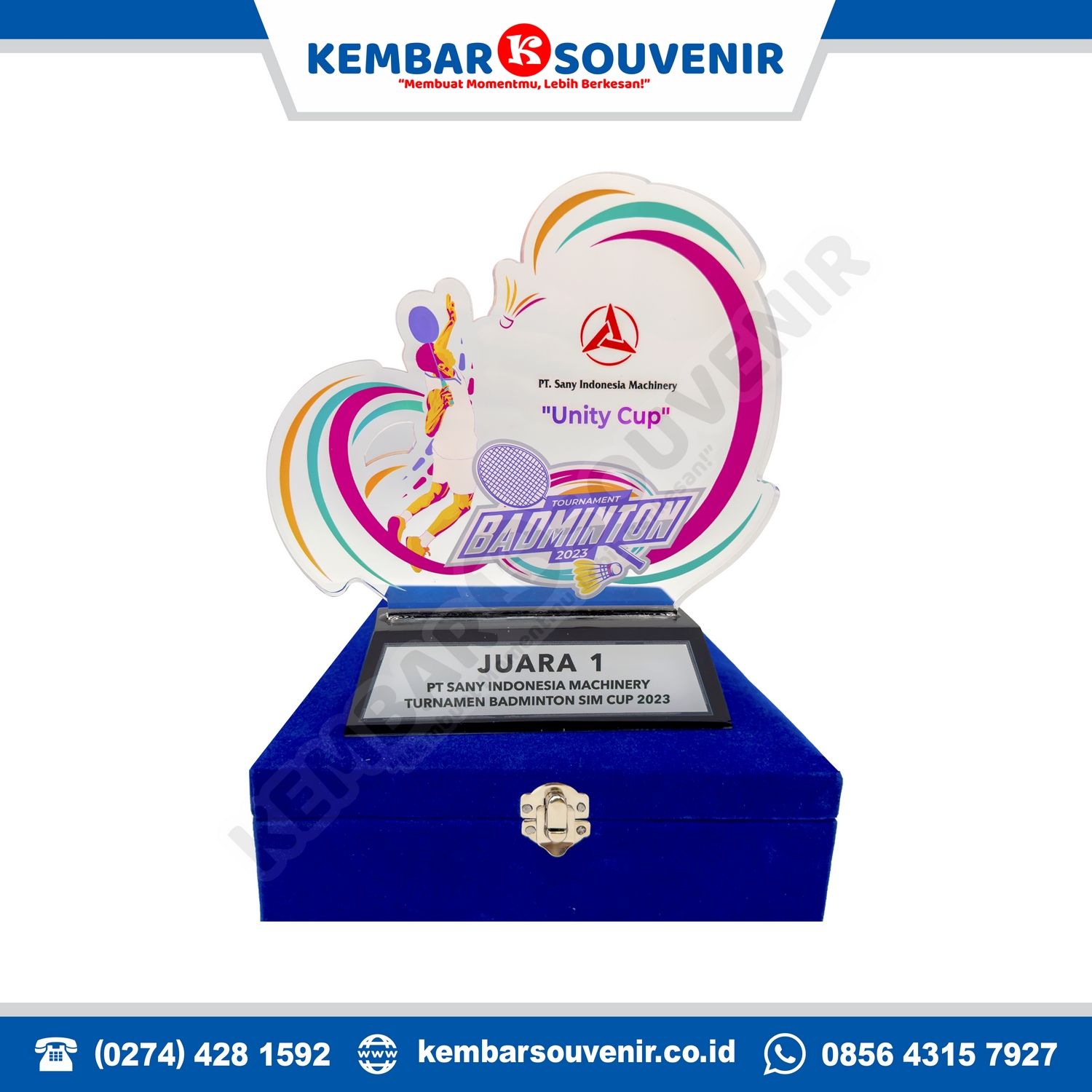 contoh plakat badminton