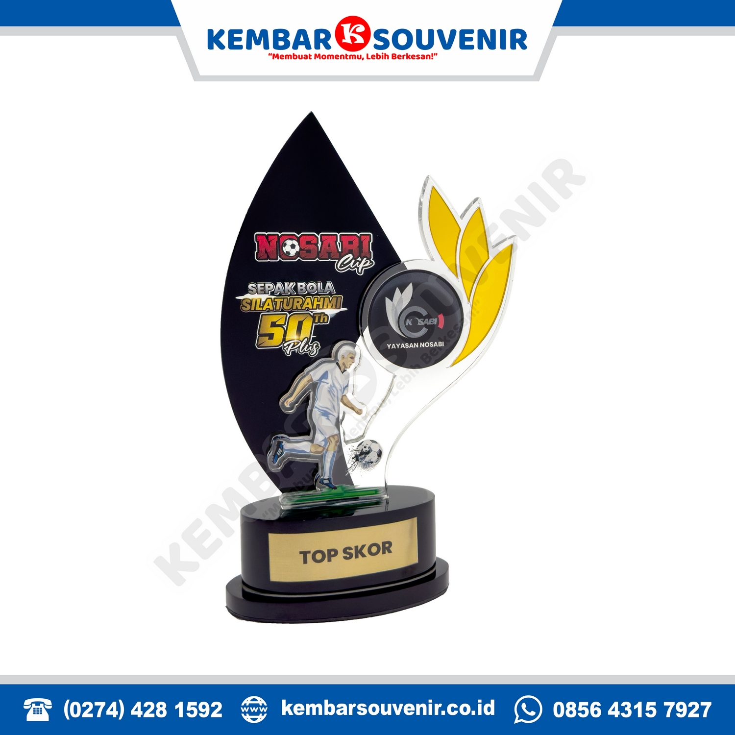 piala wisuda akrilik