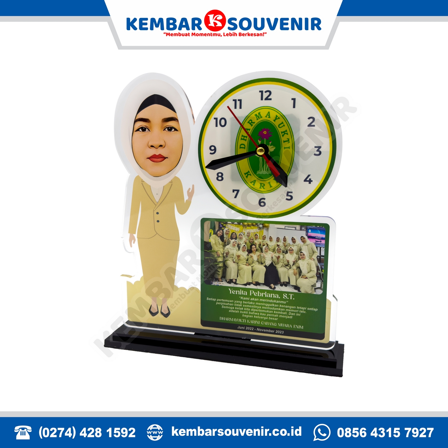 contoh plakat kenang kenangan kkn