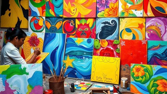 Mau Coba Teknik Lukis yang Berbeda? Teknik Plakat Bisa Jadi Pilihanmu!