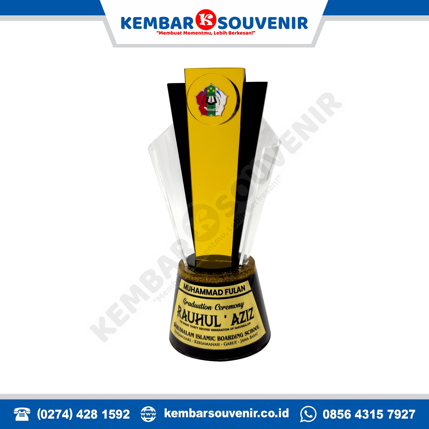 ukuran plakat akrilik