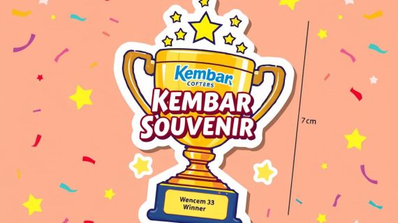 Desain Stiker Piala Lomba yang Bikin Pemenang Makin Semangat!
