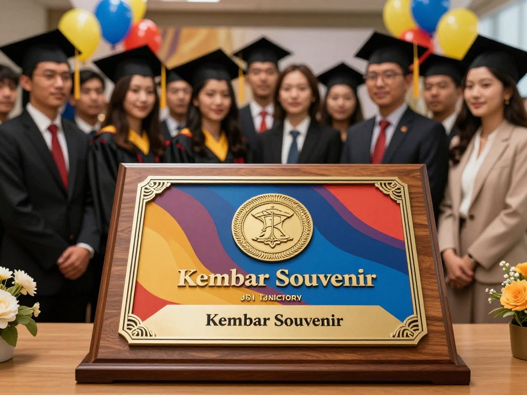 jasa pembuatan plakat wisuda custom