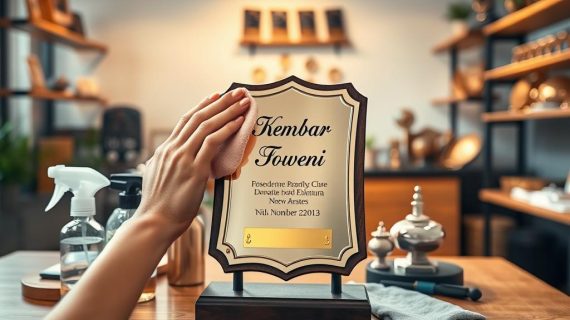 Cara Merawat Plakat Agar Tahan Lama dan Tetap Mengkilap
