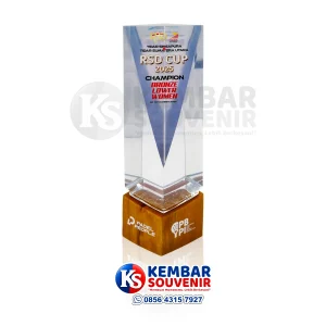 piala padel resin kayu custom premium