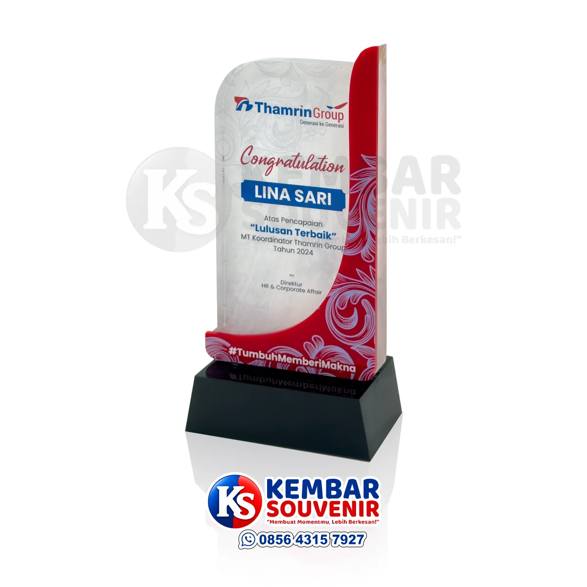 plakat achievement award karyawan berprestasi
