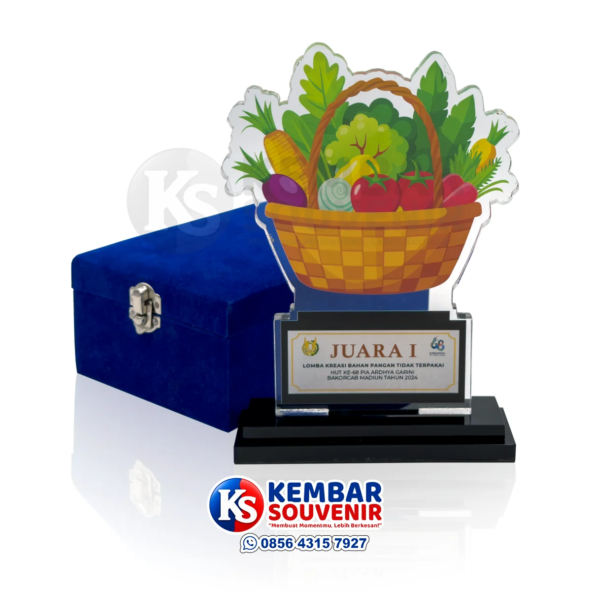 plakat akrilik lomba kreasi bahan pangan tidak terpakai