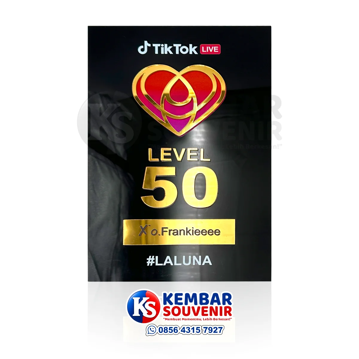 plakat award tiktok live custom