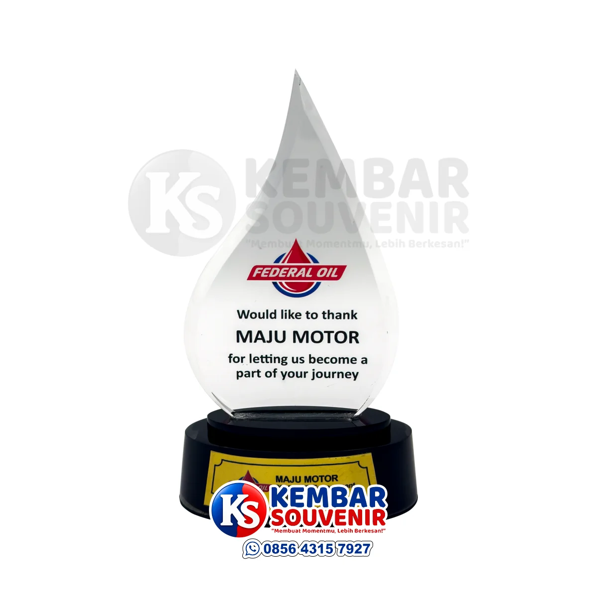 plakat federal oil untuk dealer motor