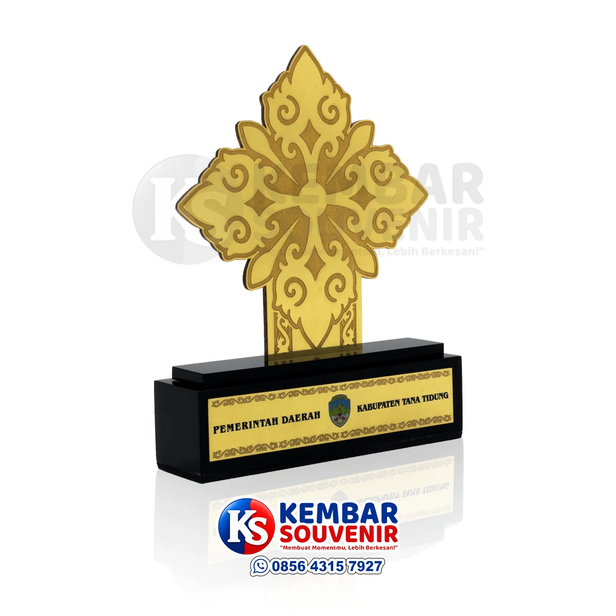 plakat kuningan motif khas tana tidung