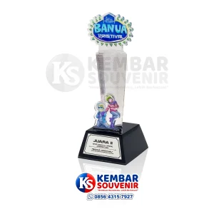 plakat penghargaan Festival Antasari Banua Qristival