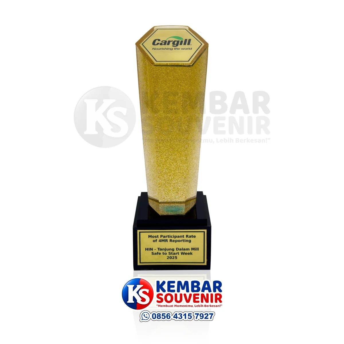 plakat penghargaan mitra bisnis perusahaan
