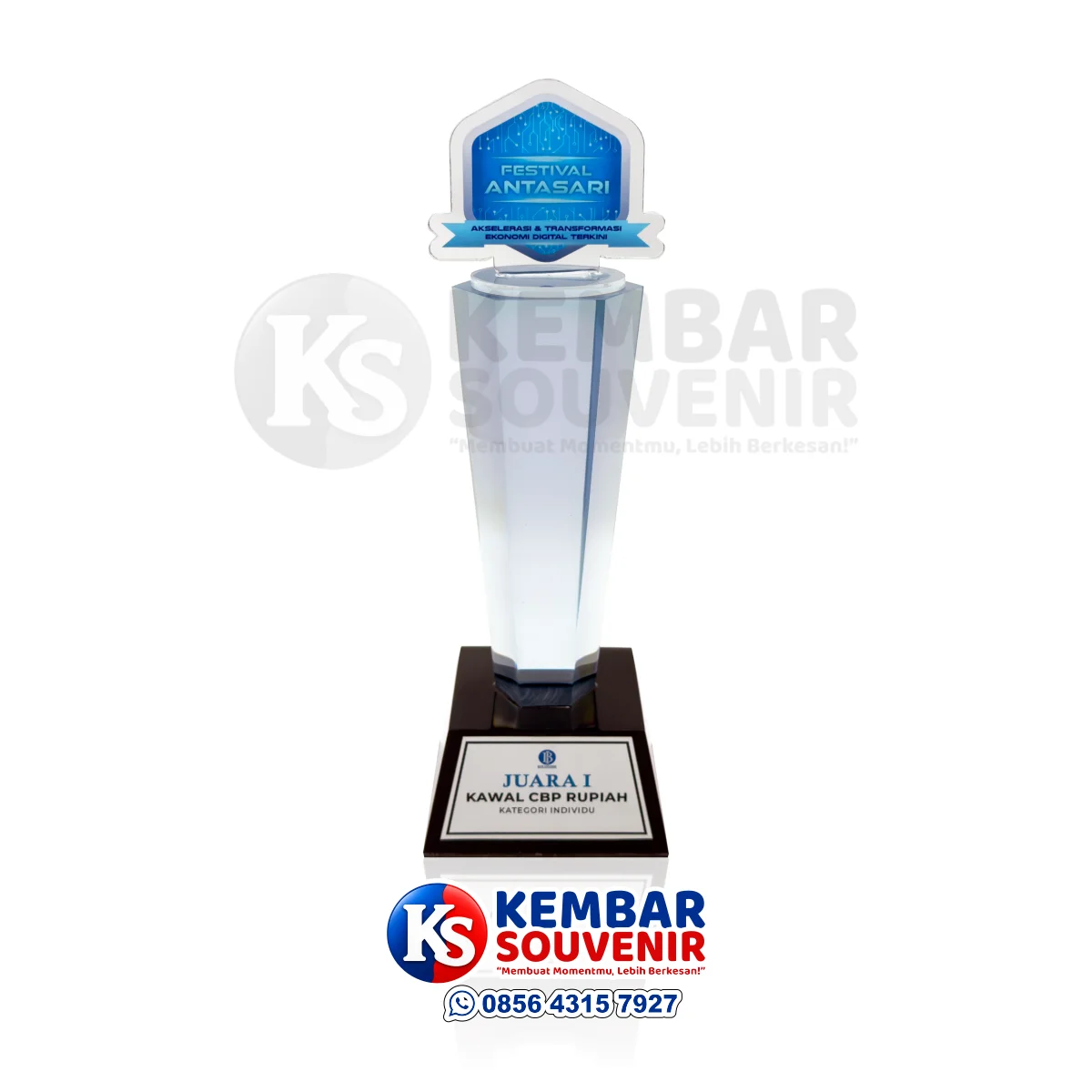 plakat resin Bank Indonesia untuk perlombaan